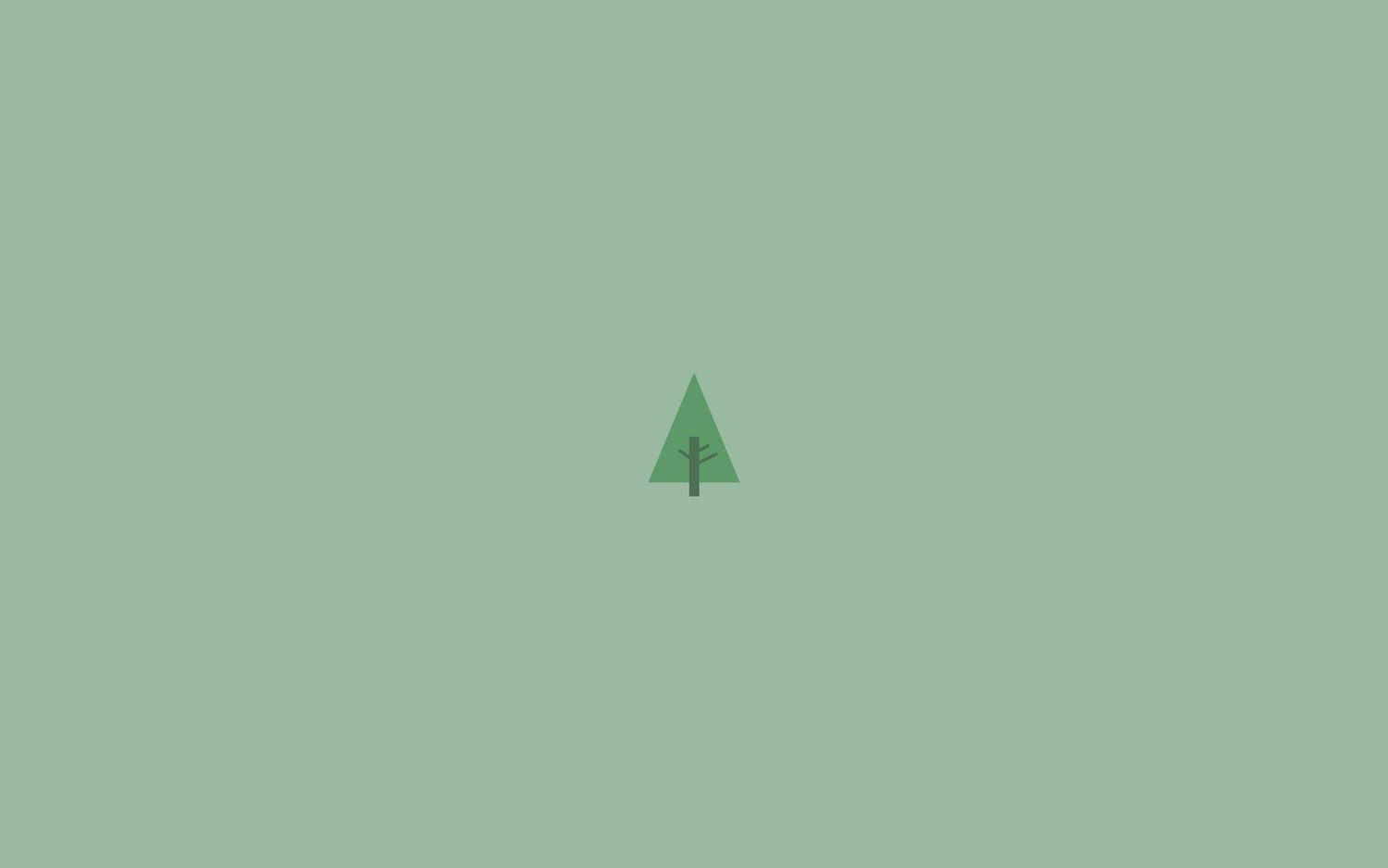 Simple Aesthetic Pine Tree Wallpaper