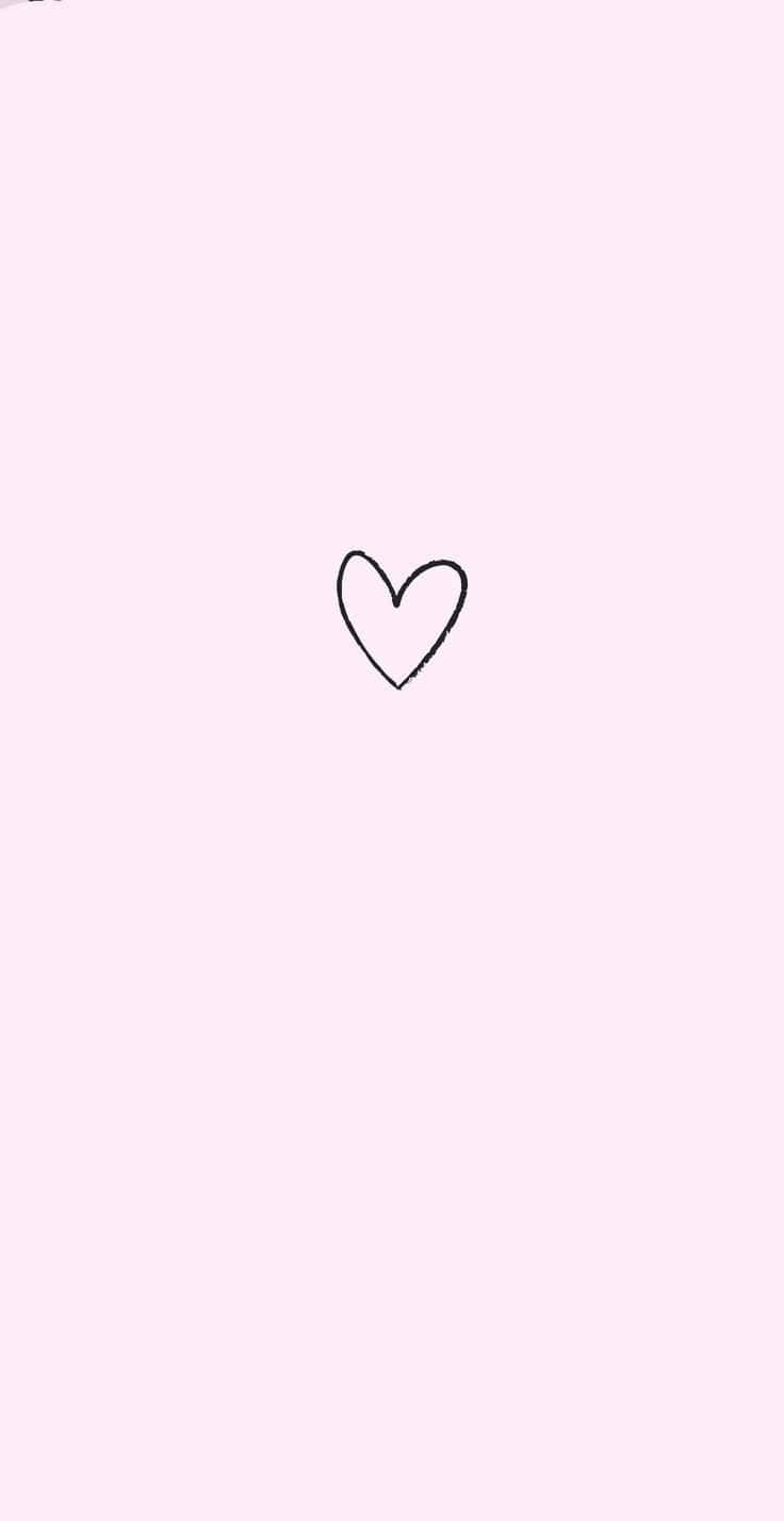 Simple And Cute iPhone Heart Wallpaper