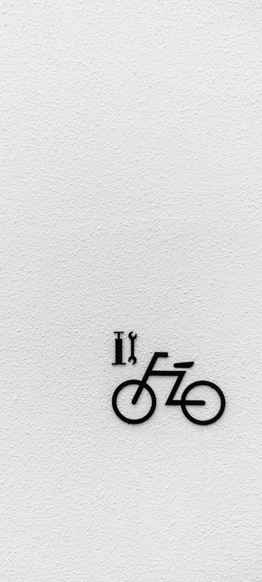 Simple Bicycle Animation Oneplus 9r Wallpaper