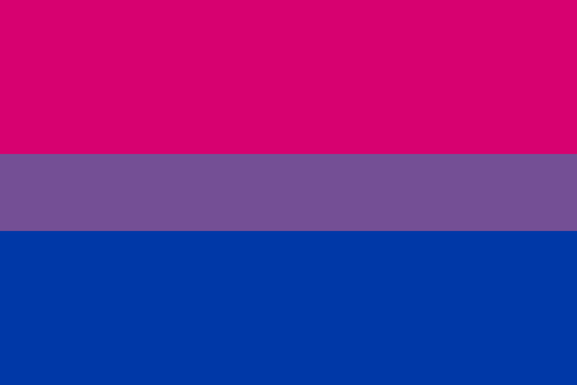 Einfachebisexuelle Flagge Wallpaper