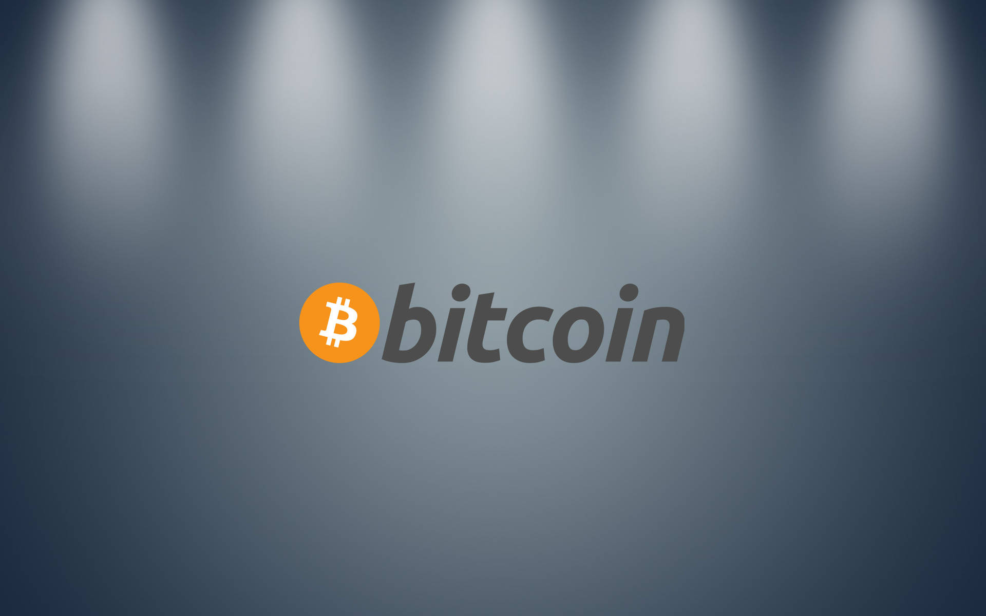 Simple Bitcoin Tagline Background