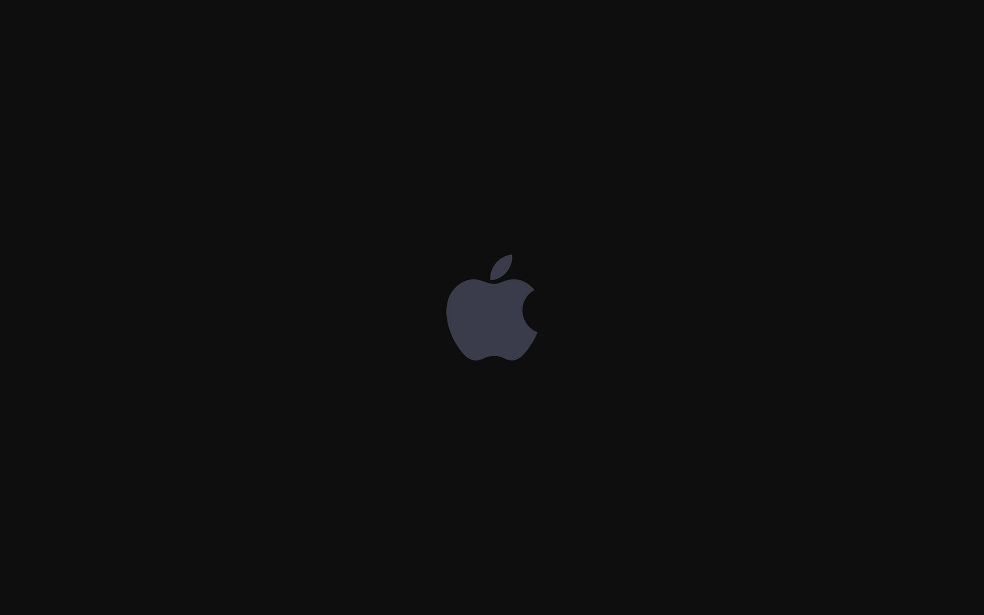 Simple Black Apple Logo Picture