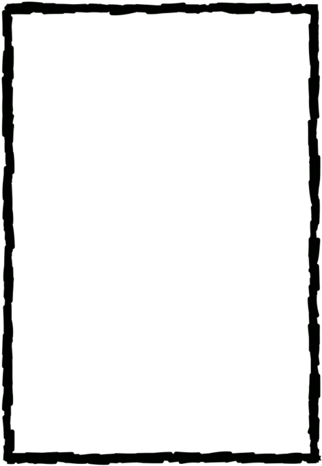 Simple Black Border Template PNG