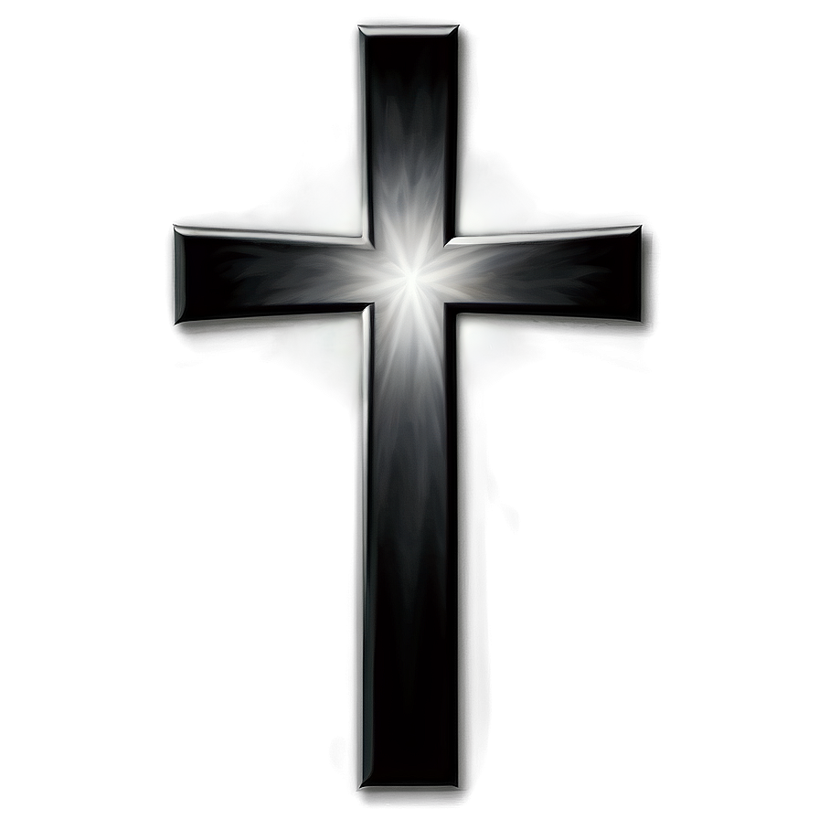 Simple Black Cross Png Bxo15 PNG