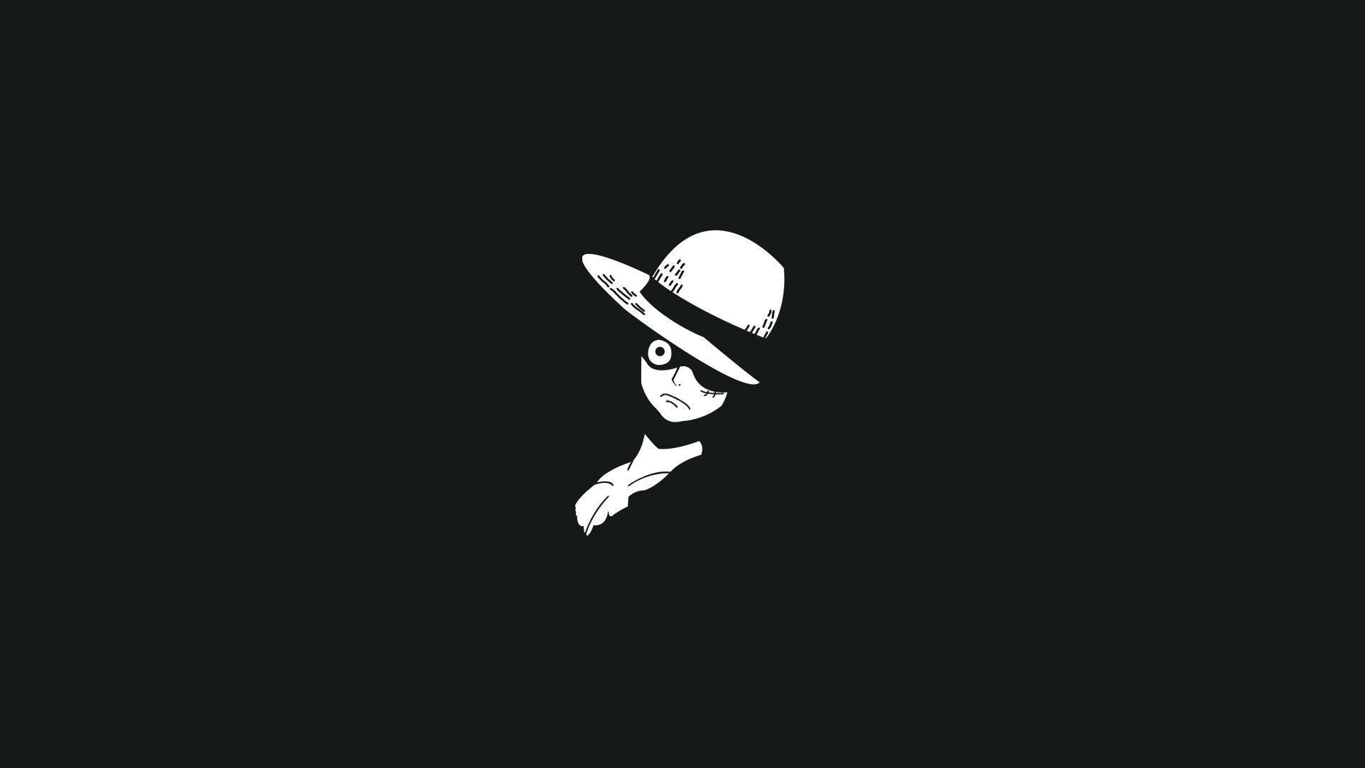 https://wallpapers.com/images/hd/simple-black-one-piece-luffy-uujrpmcps5585lfh.jpg