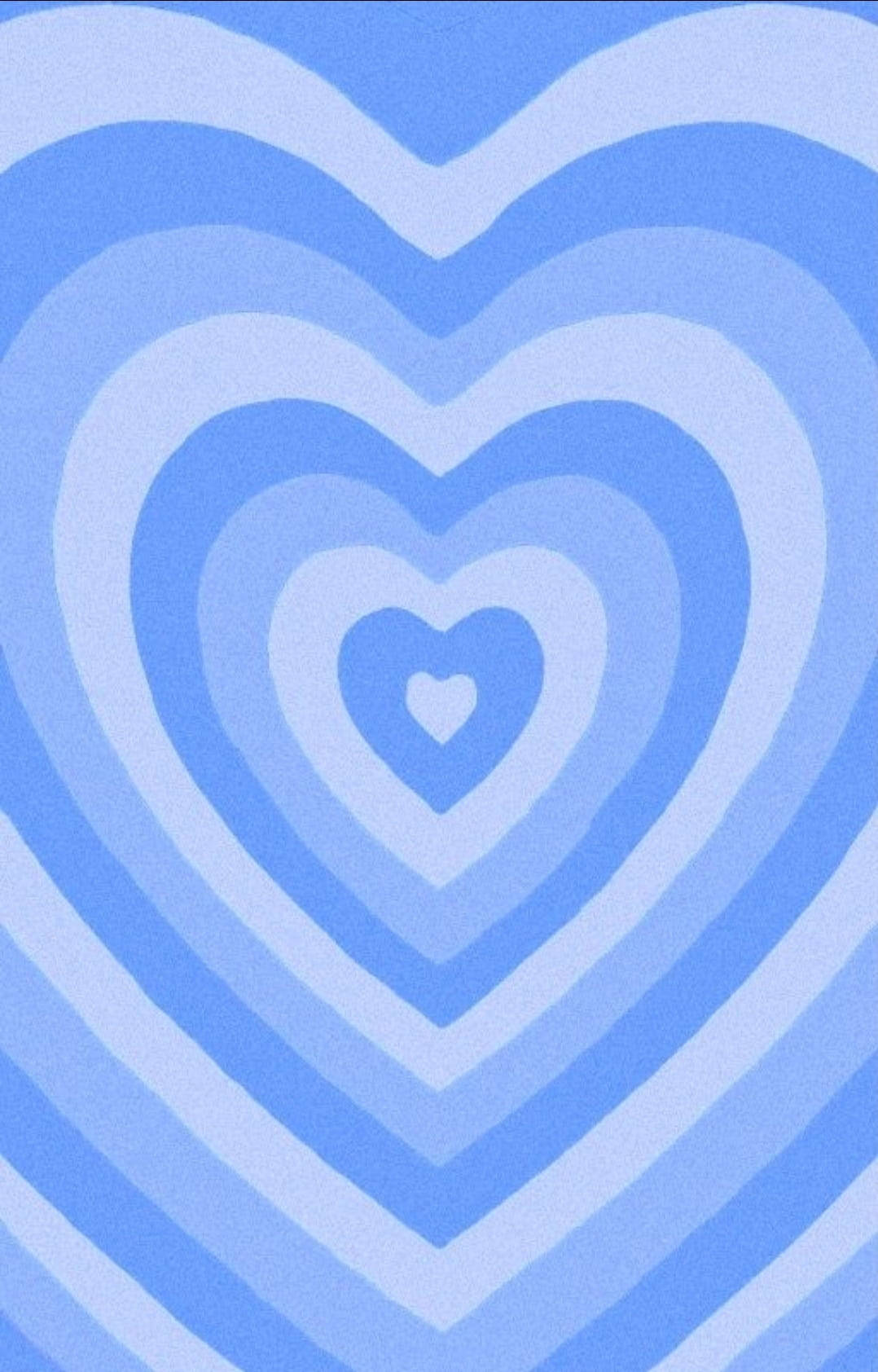 Simple Blue Aesthetic Hearts Wallpaper
