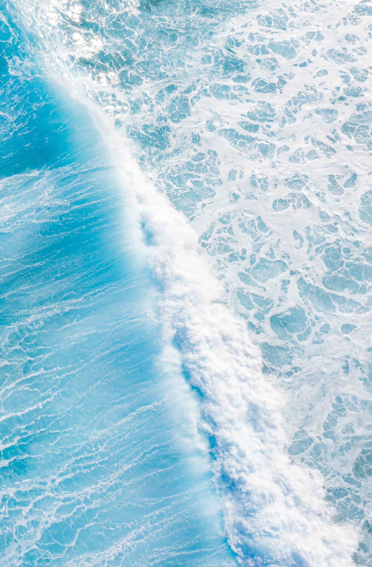 Download Blue Aesthetic Ocean Waves Wallpaper  Wallpaperscom