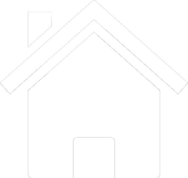 Simple Blue House Clipart PNG