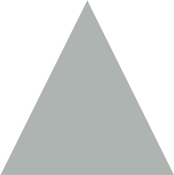 Simple Blue Triangle Graphic PNG