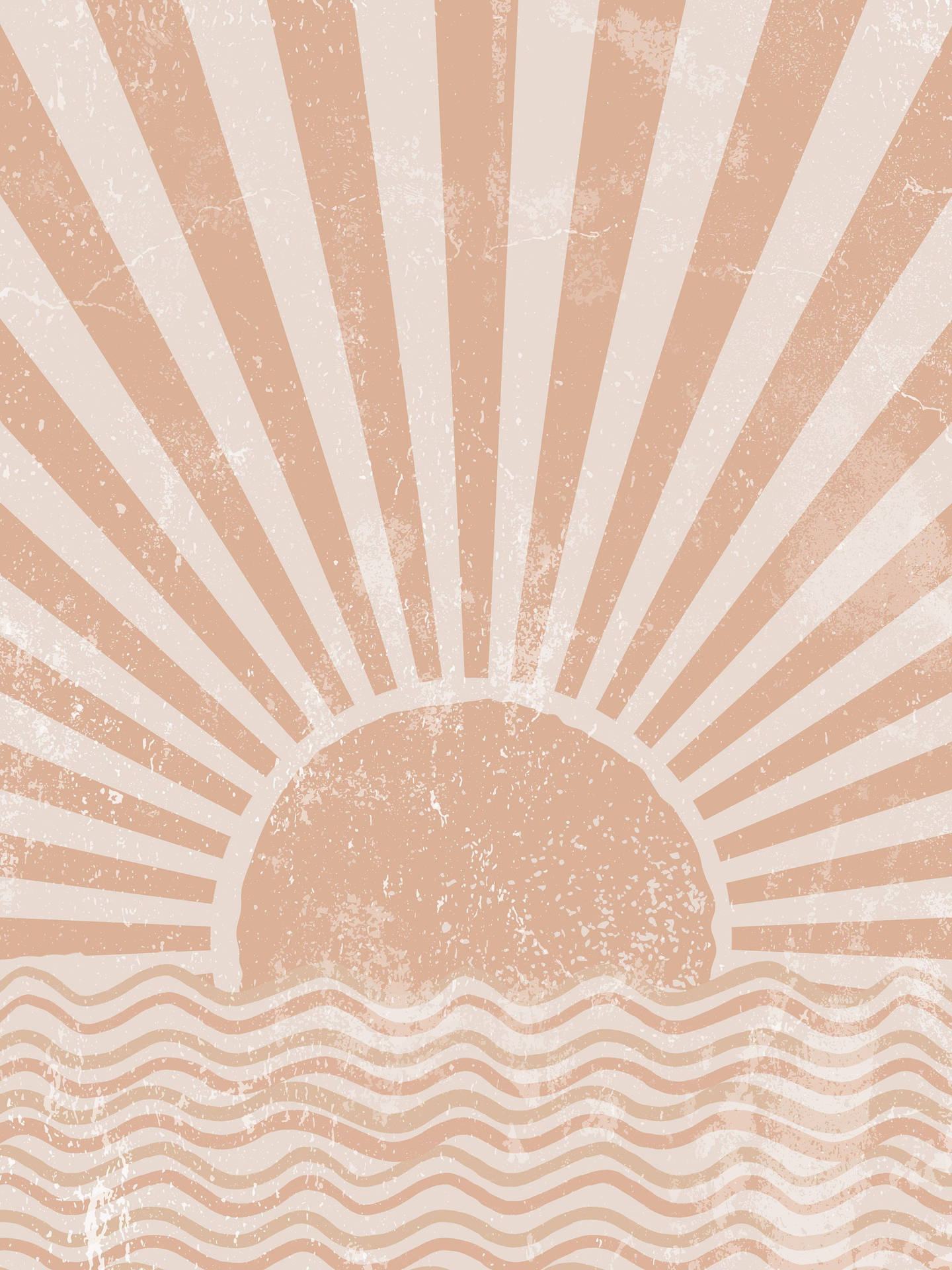 Simple Boho Sunrise Wallpaper