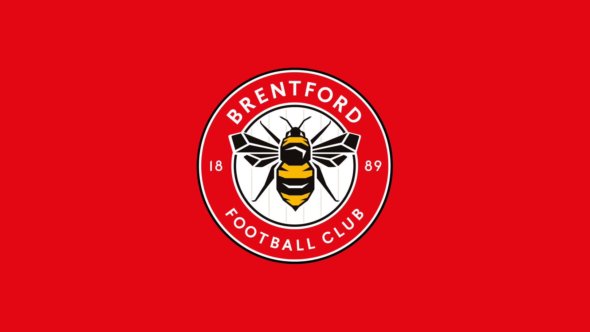 Simple Brentford Fc Club Logo Wallpaper