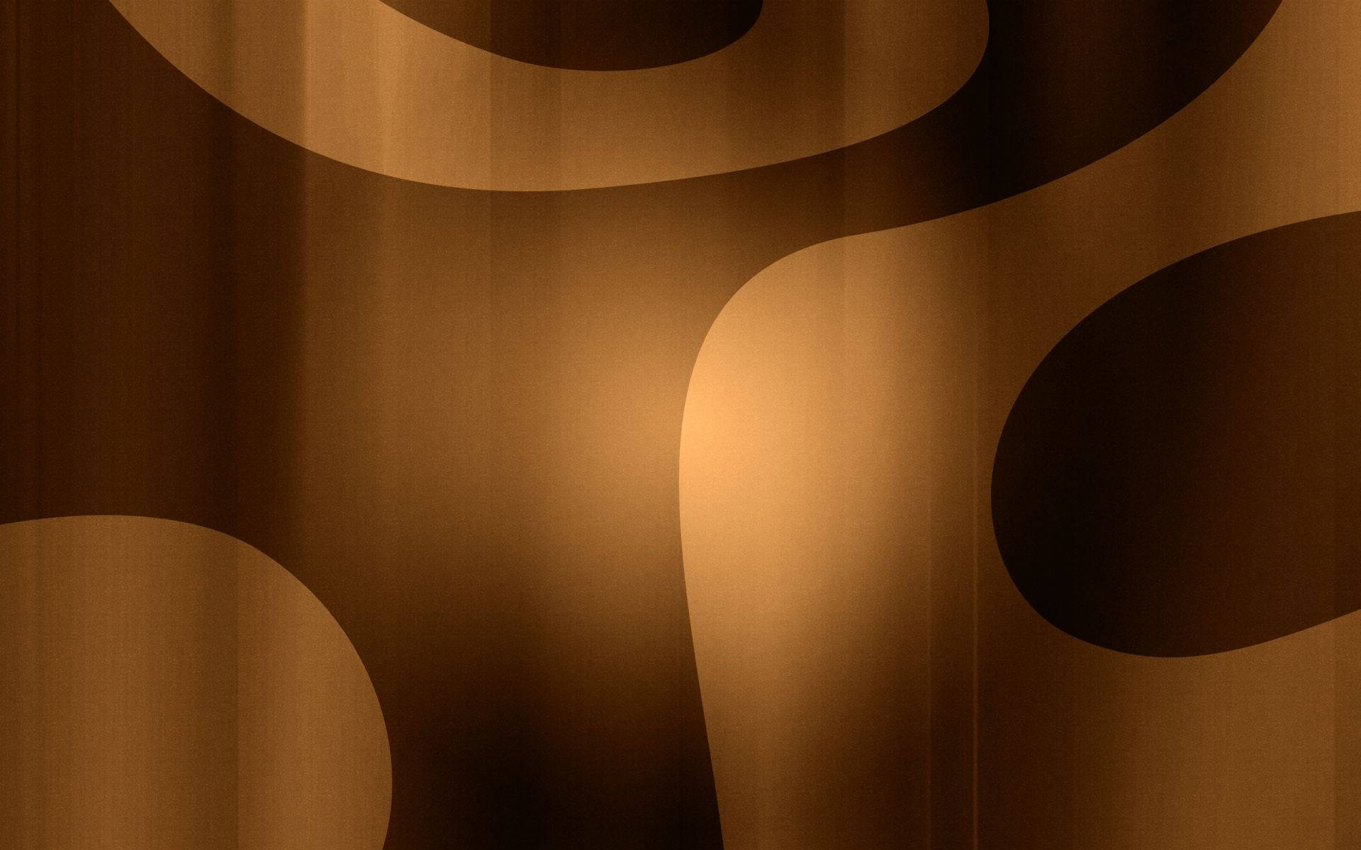 Unique Brown Curve Art Wallpaper