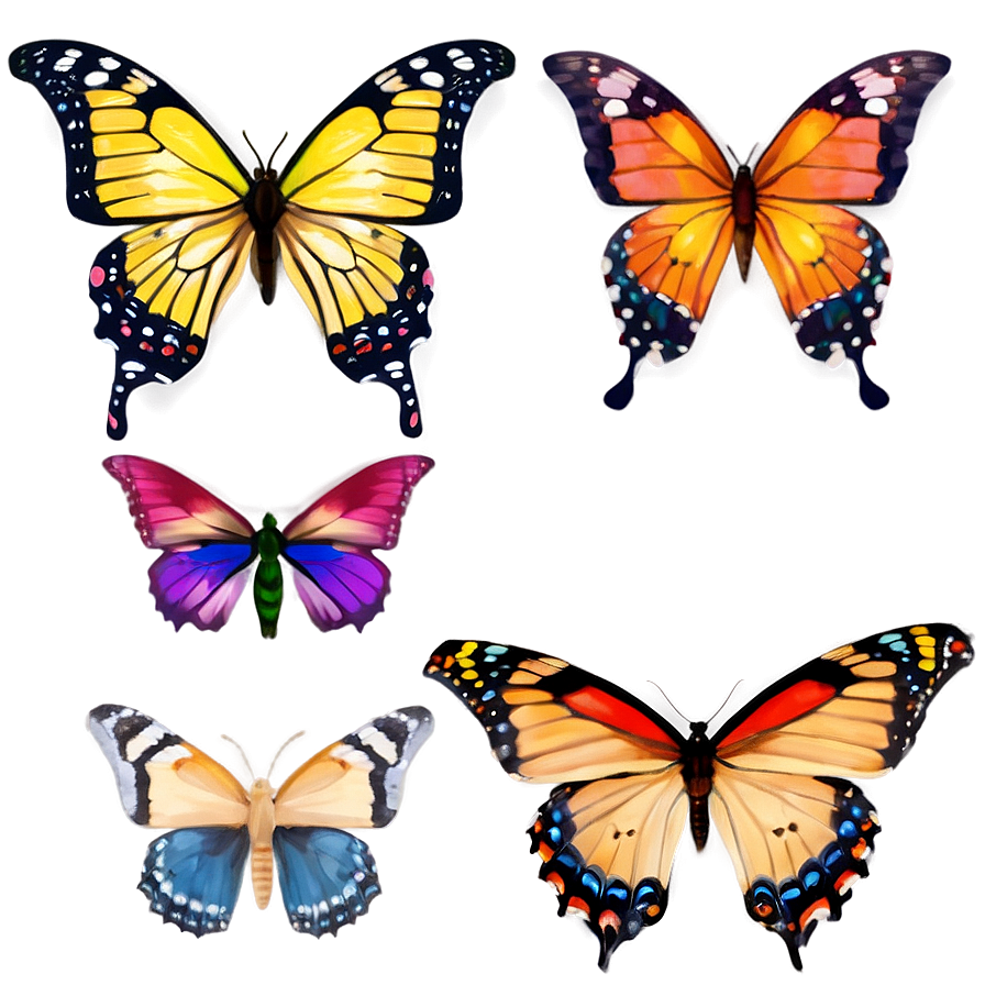 Download Simple Butterflies Png 36