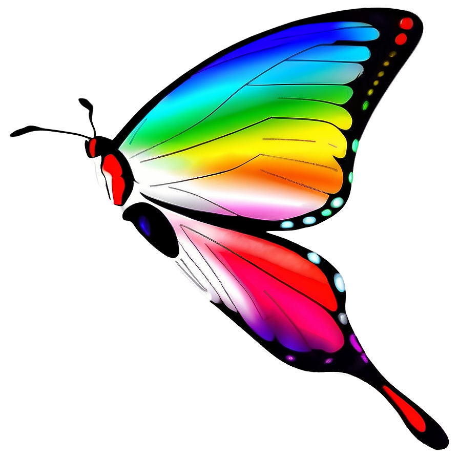 Simple Butterfly Graphic Png Kku PNG