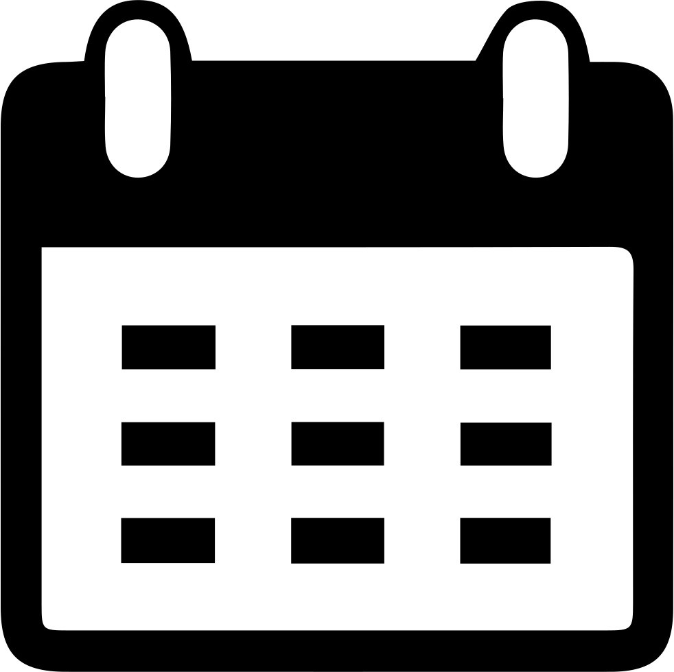 Simple Calendar Icon PNG