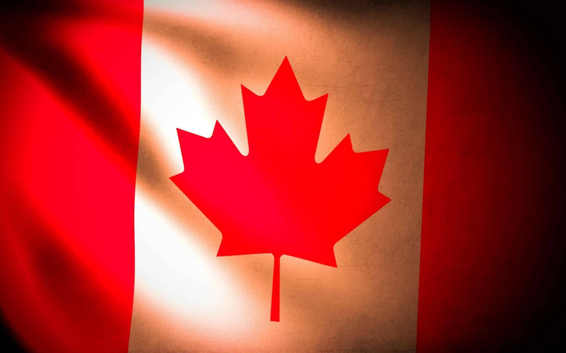 Simple Canada Flag Wallpaper