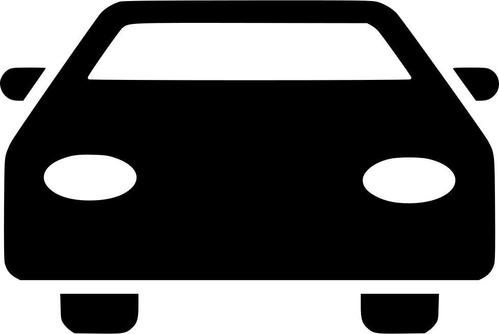 Simple Car Silhouette Graphic PNG