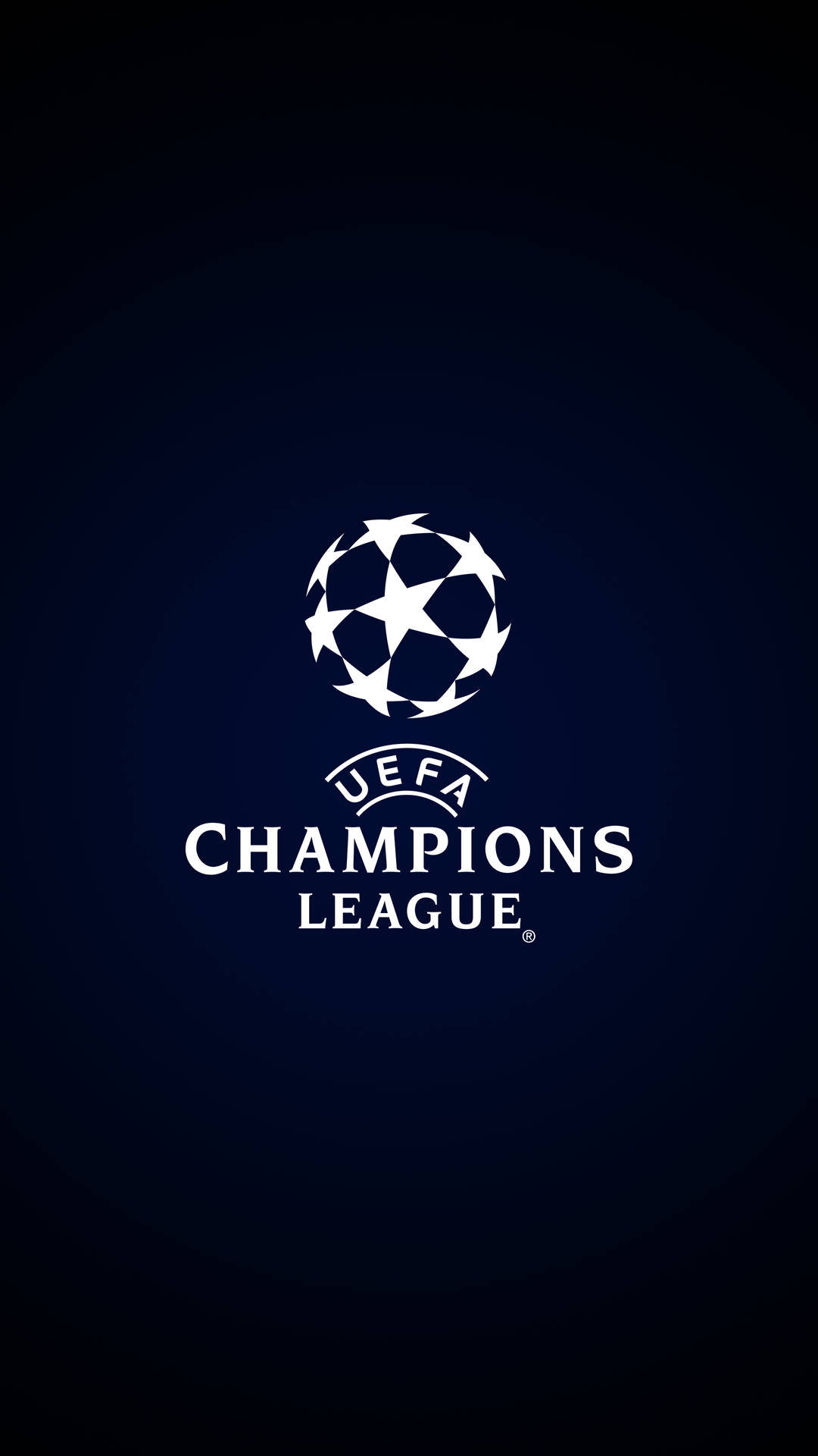 Simple Champions League Dark Blue Wallpaper