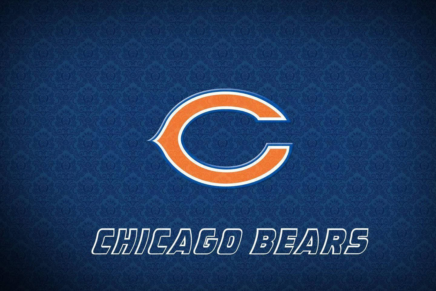 Semplicelogo Della Squadra Di Football Americano Chicago Bears Sfondo
