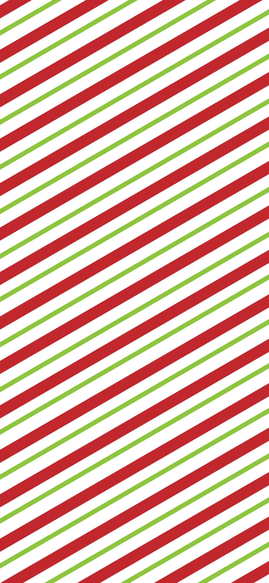 A Christmas Striped Paper With Red And Green Stripes