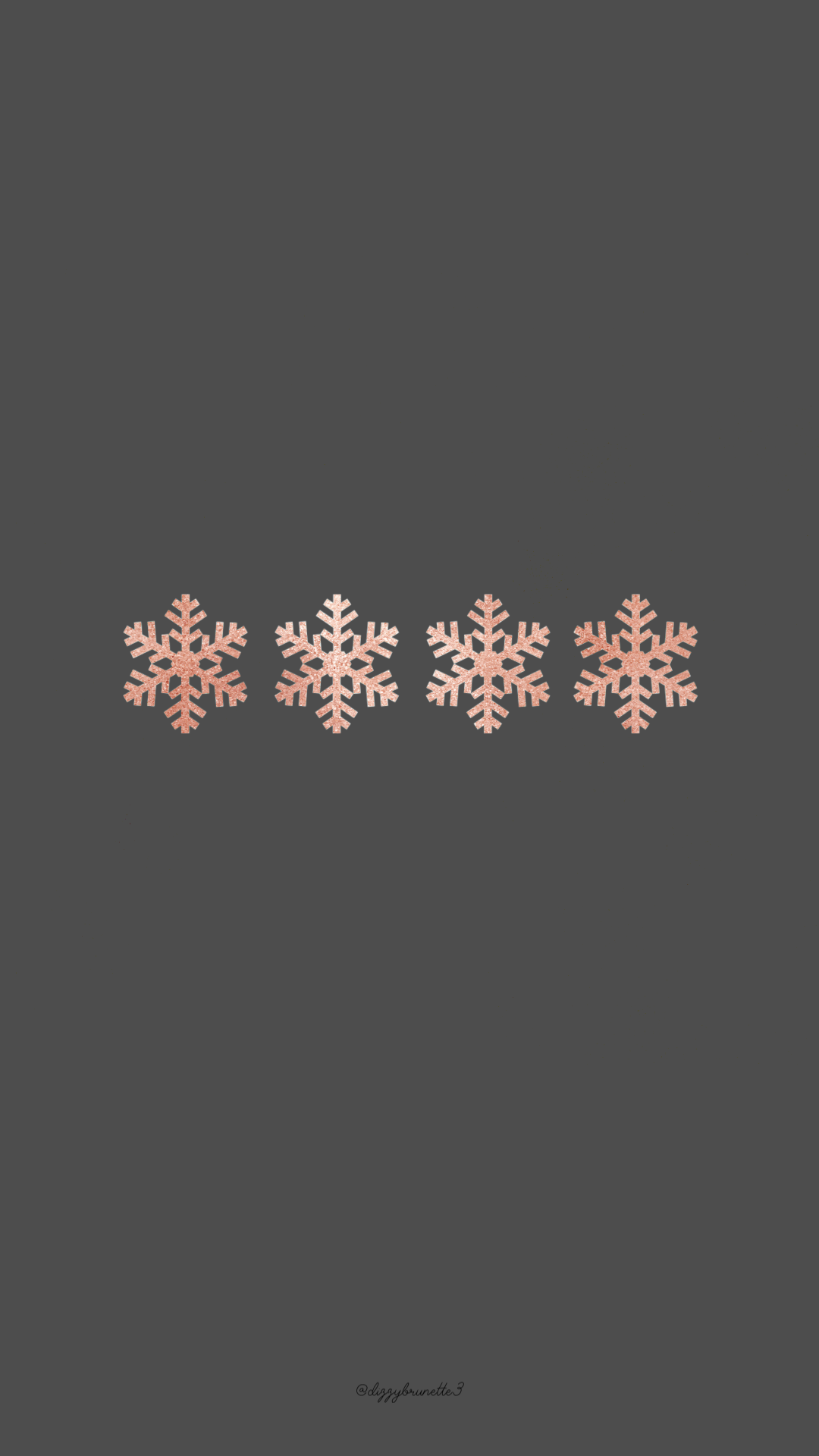 A Grey Background With Snowflakes On It