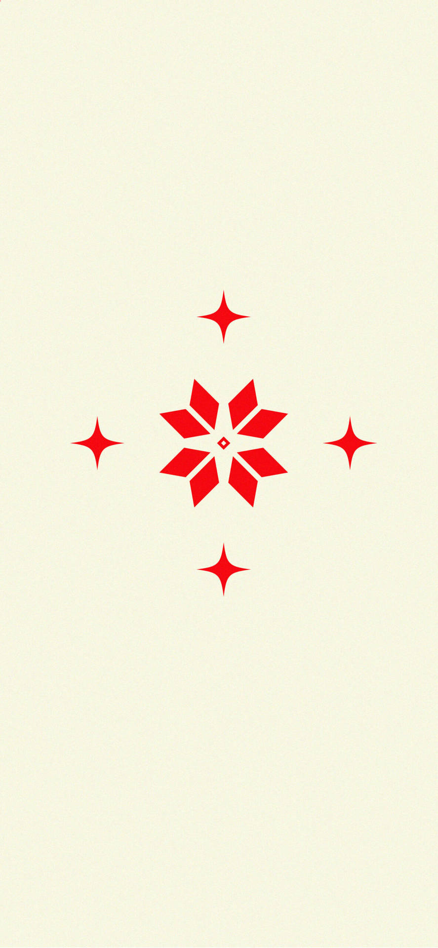 Simple Christmas Belarussian Ornament Flower Vector Wallpaper