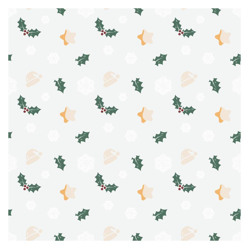 Simple Christmas Pattern Wallpaper