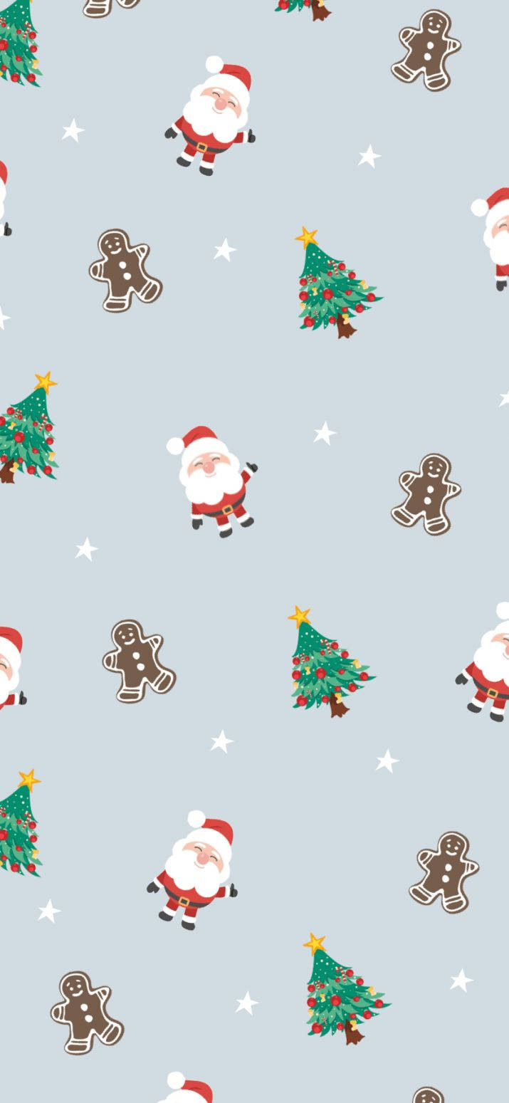 Simple Christmas Santa Claus Wallpaper