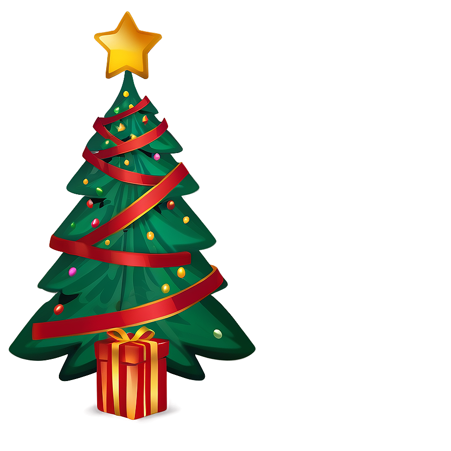 Simple Christmas Tree Design Png 06132024 PNG