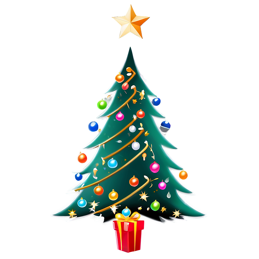 Simple Christmas Tree Png 30 PNG