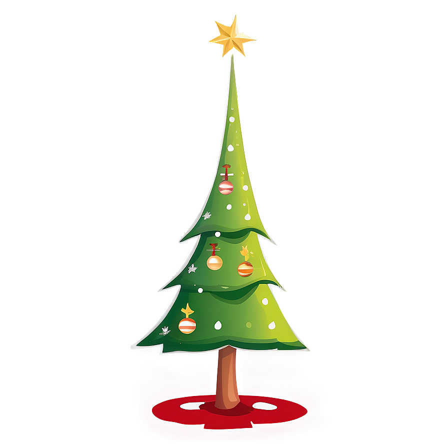 Simple Christmas Tree Transparent Png Veu PNG