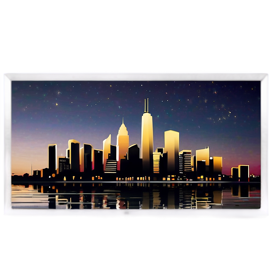 Simple City Skyline Png Aqt PNG