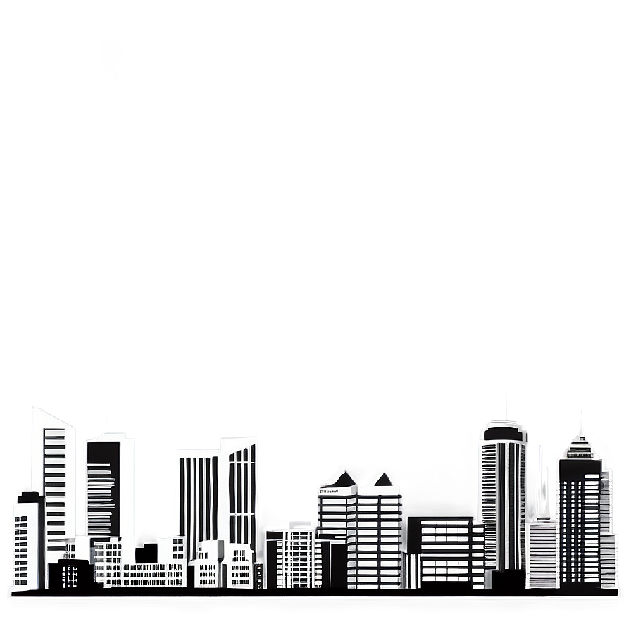 Simple City Skyline Png Nxa78 PNG