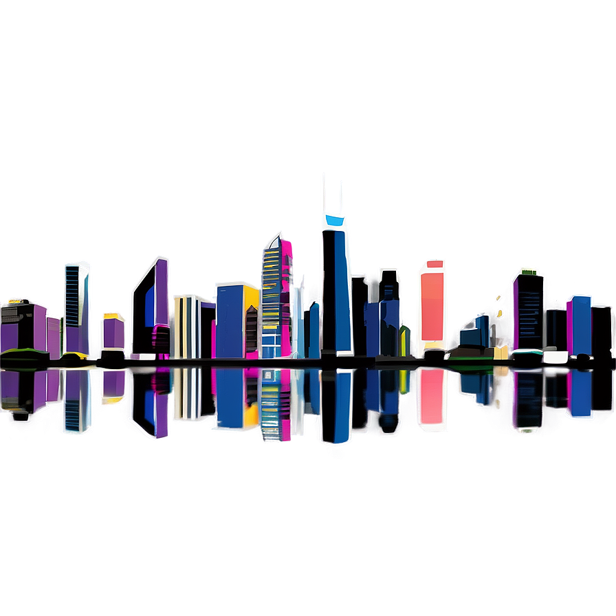 Simple City Skyline Png Xof9 PNG