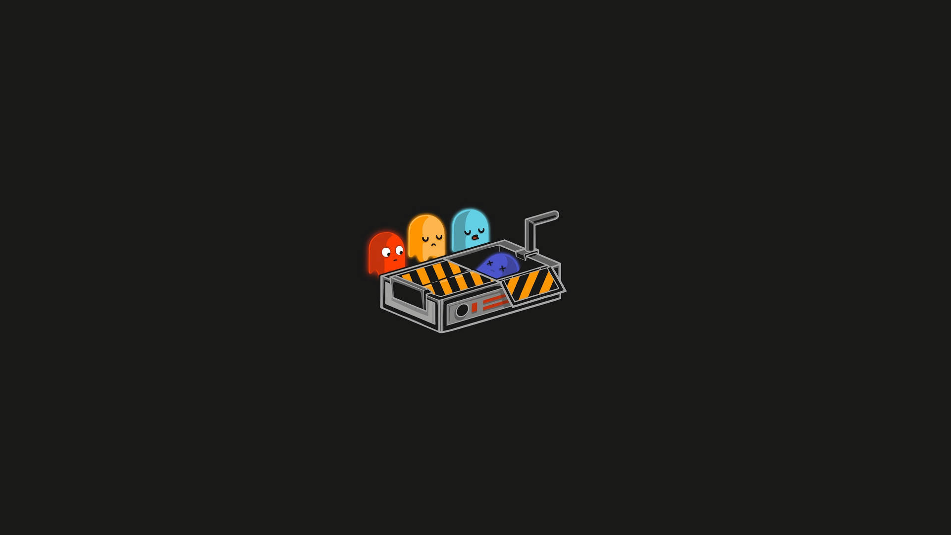 Simple Clean Pacman Ghosts