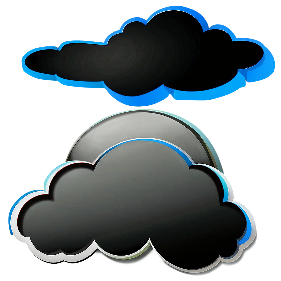 Simple Cloud Vector Shape Png 7 PNG