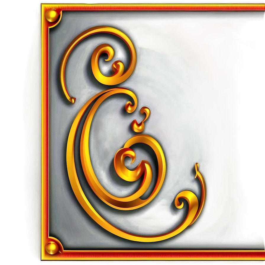 Simple Corner Border Vector Png Hgm PNG