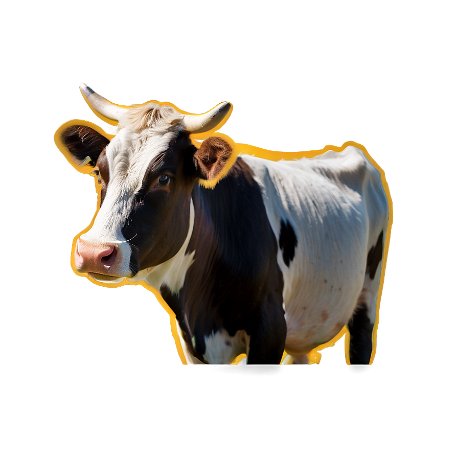 Simple Cow Head Icon Png 06212024 PNG