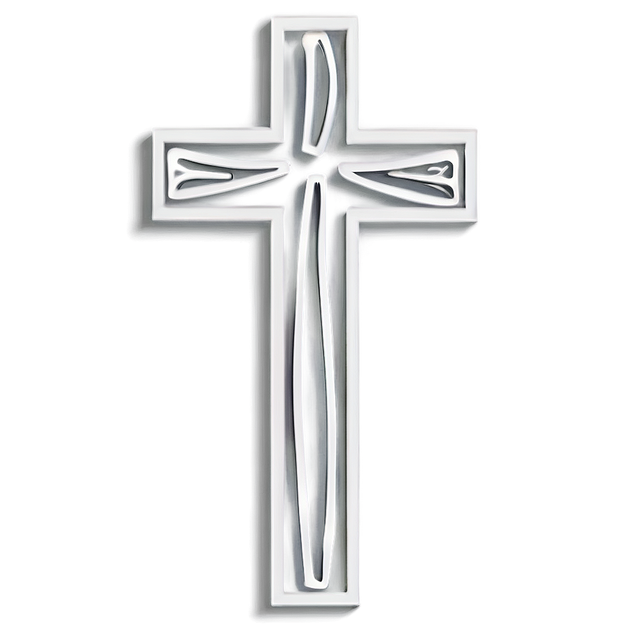 Simple Cross Outline Png 70 PNG