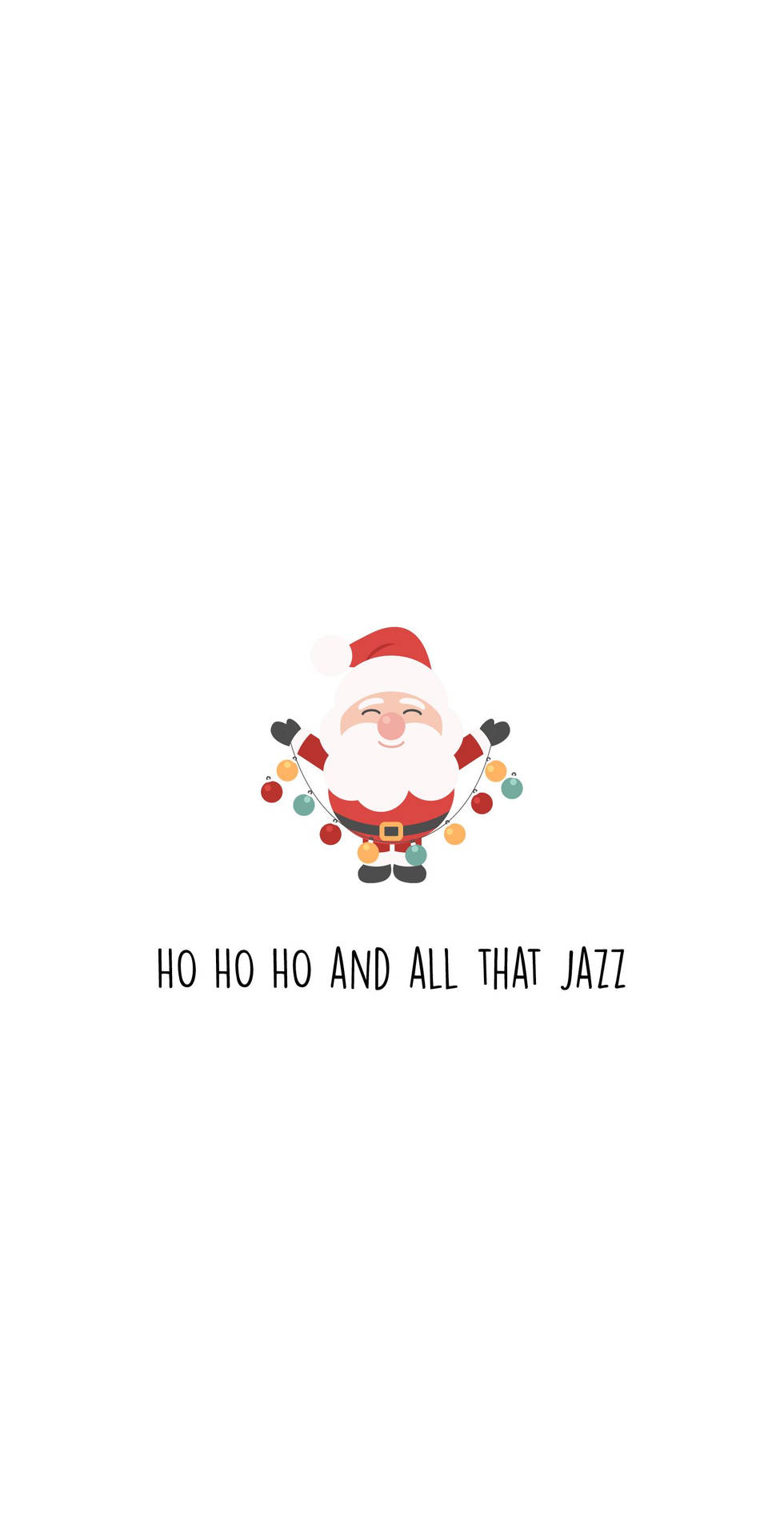 Simple Cute Christmas Iphone All That Jazz Wallpaper