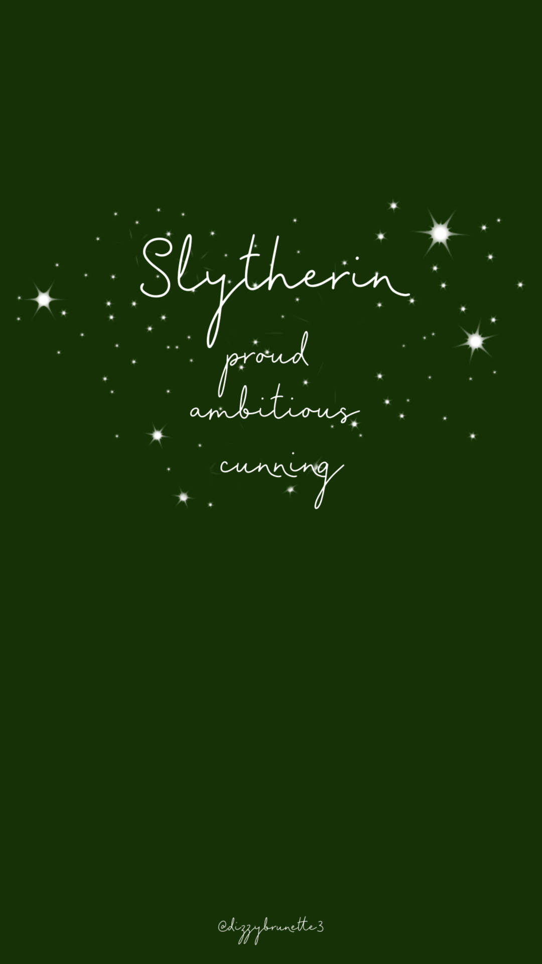 Einfaches,süßes Harry Potter Slytherin Grün Wallpaper