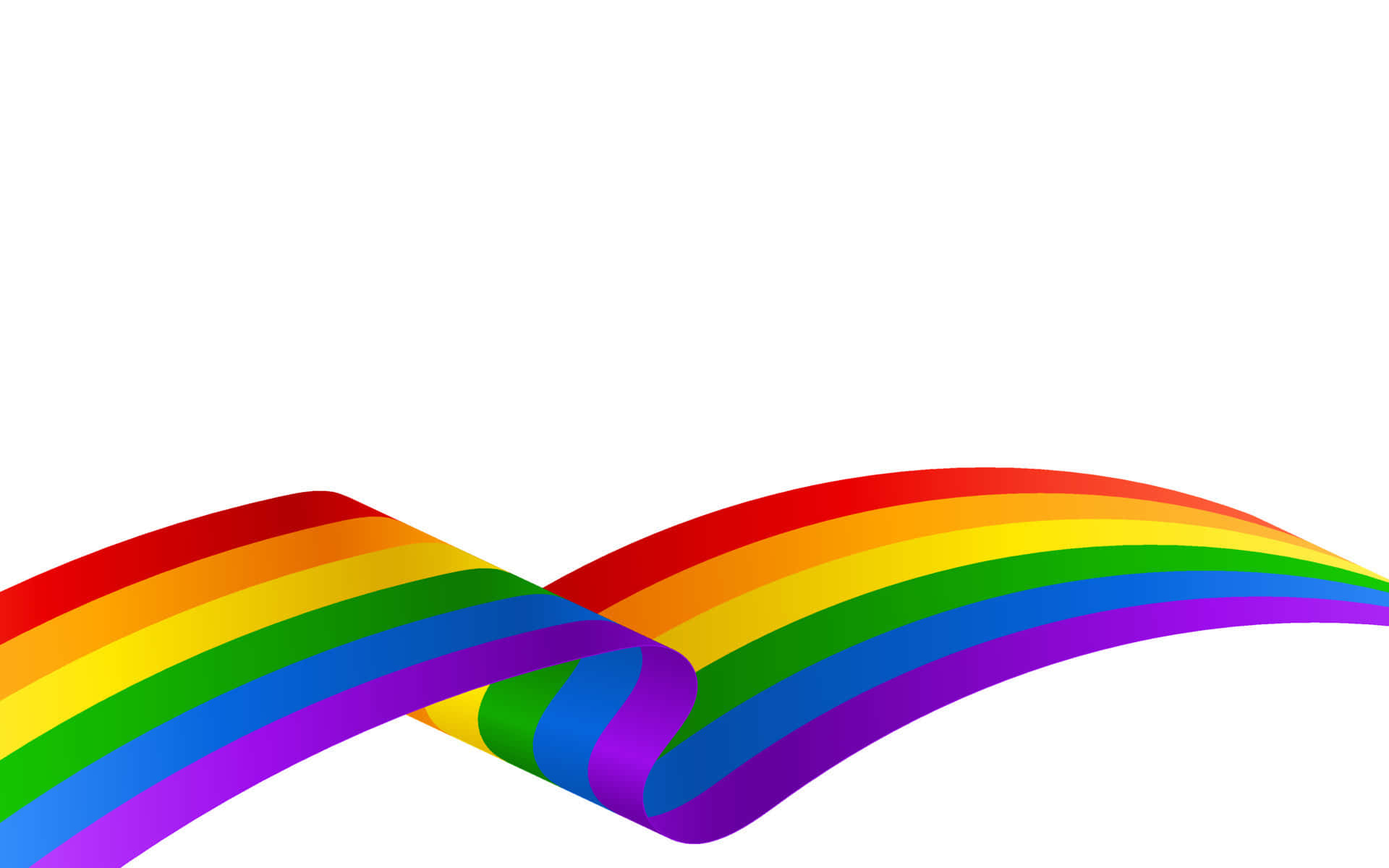 Simple Cute LGBT Flag Graphic Art Wallpaper