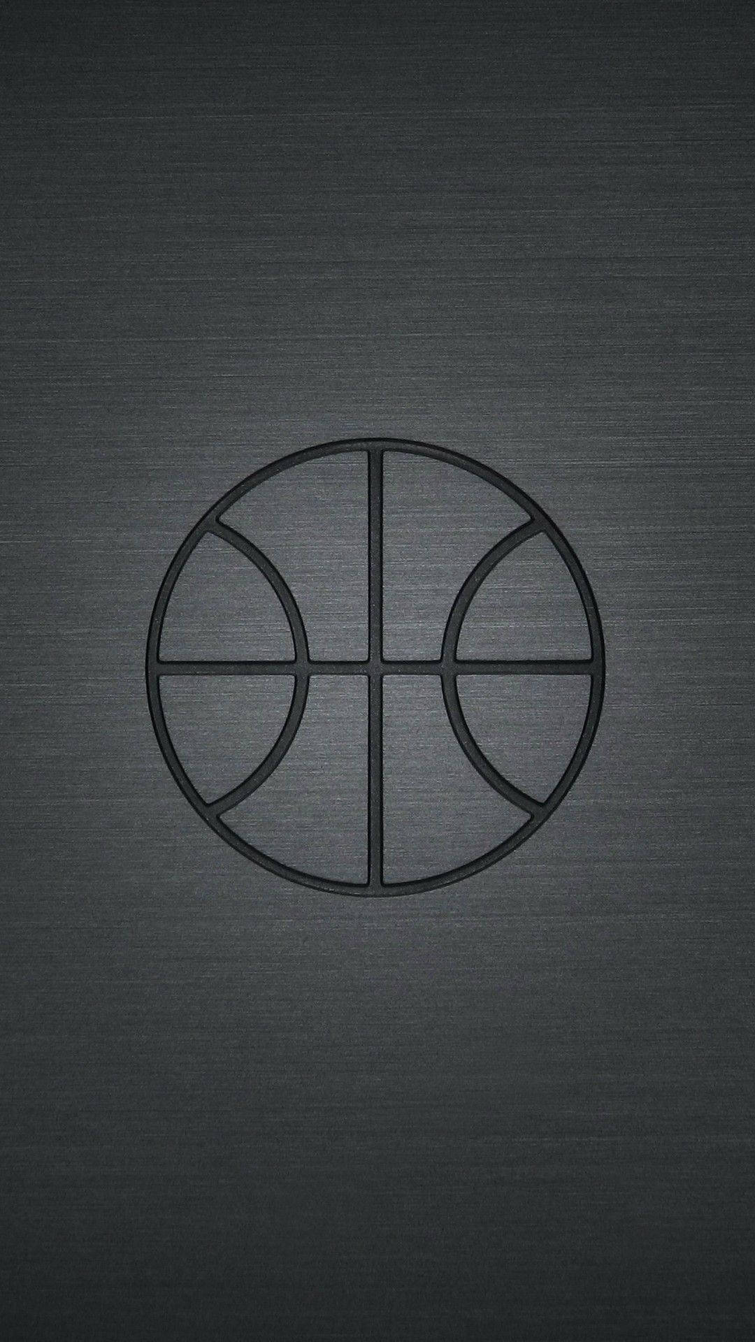 Simple Dark Cool Basketball Iphone