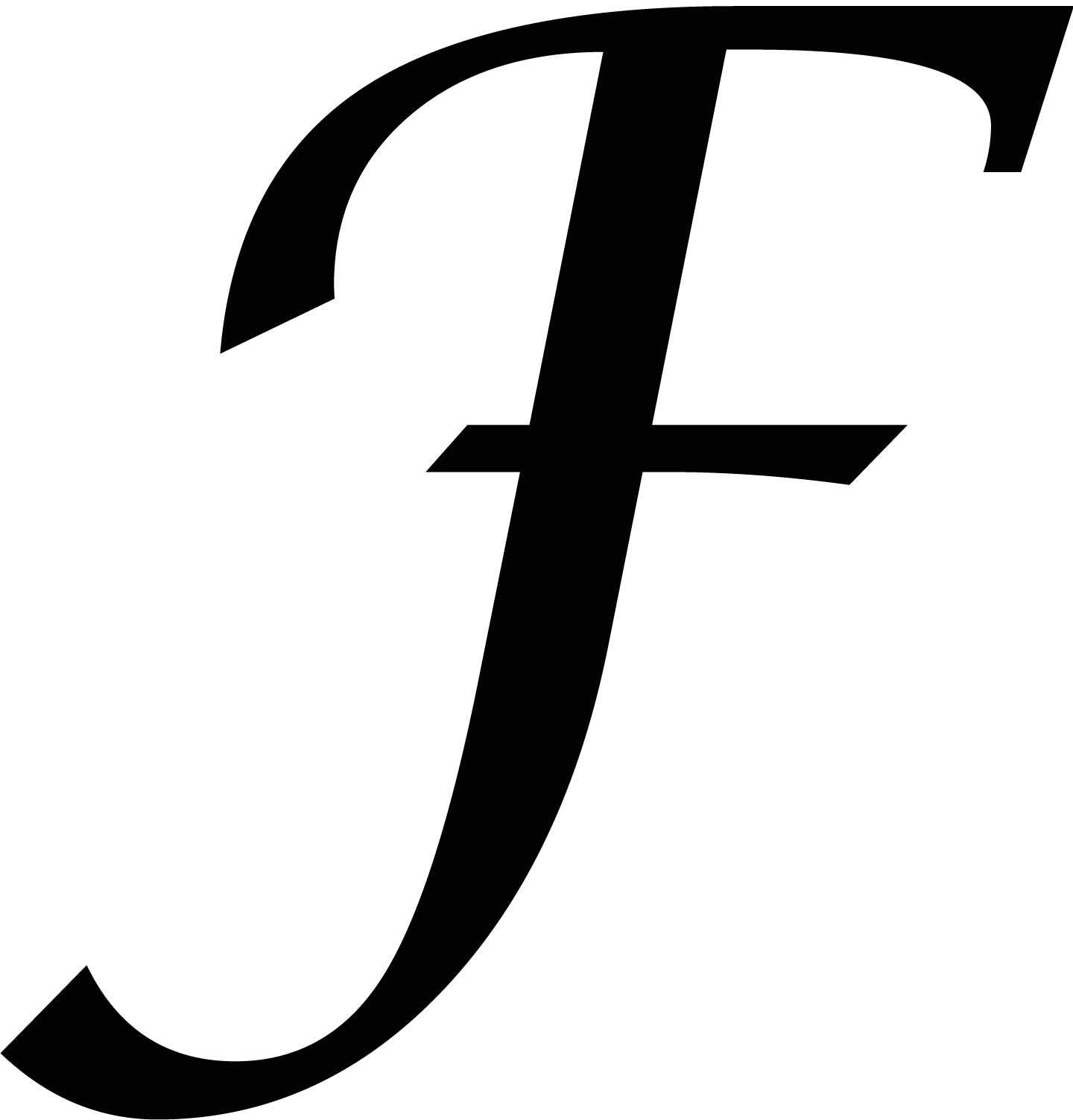 Simple Design Letter F