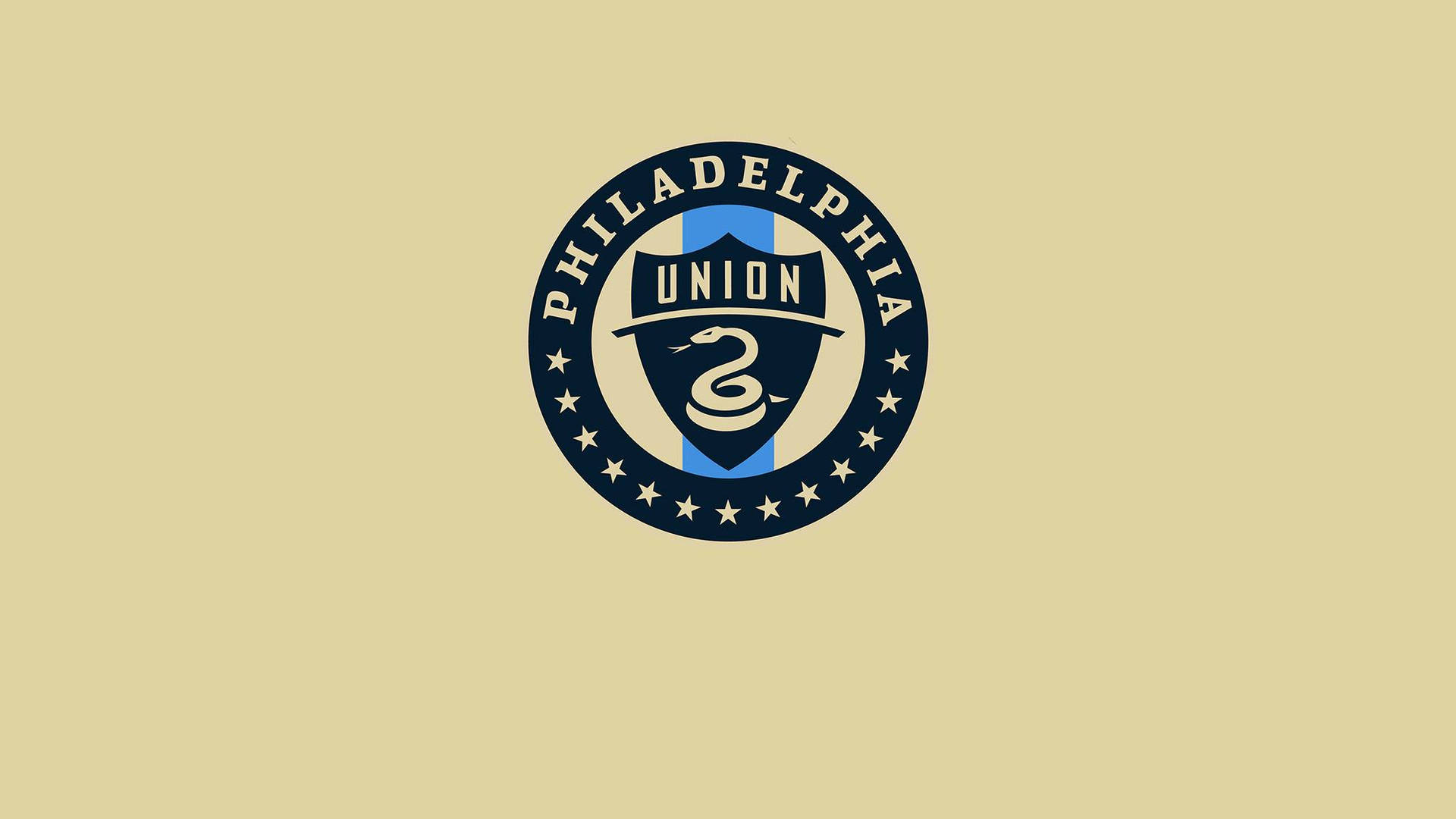 Download Simple Design Philadelphia Union Logo Wallpaper | Wallpapers.com