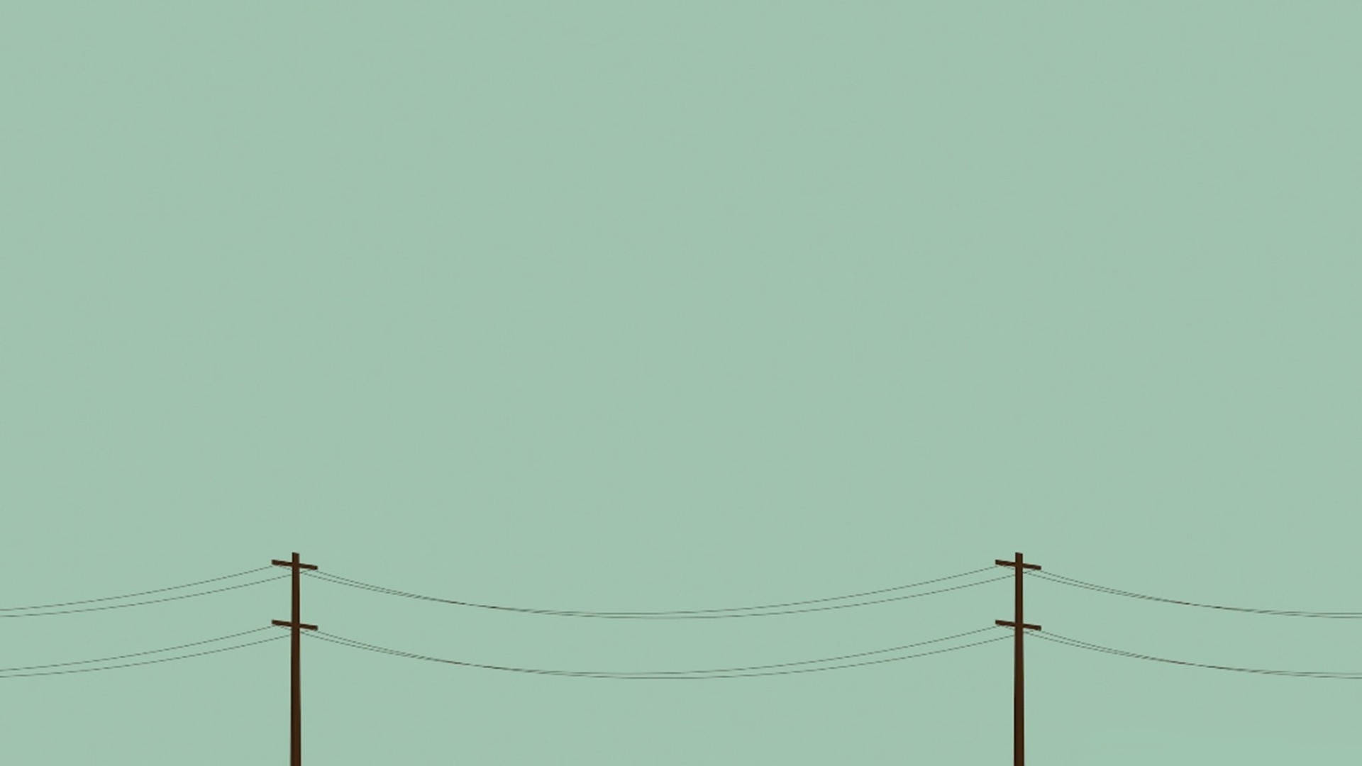 Einfachesdesktop-hintergrundbild Für Stromkabel Wallpaper