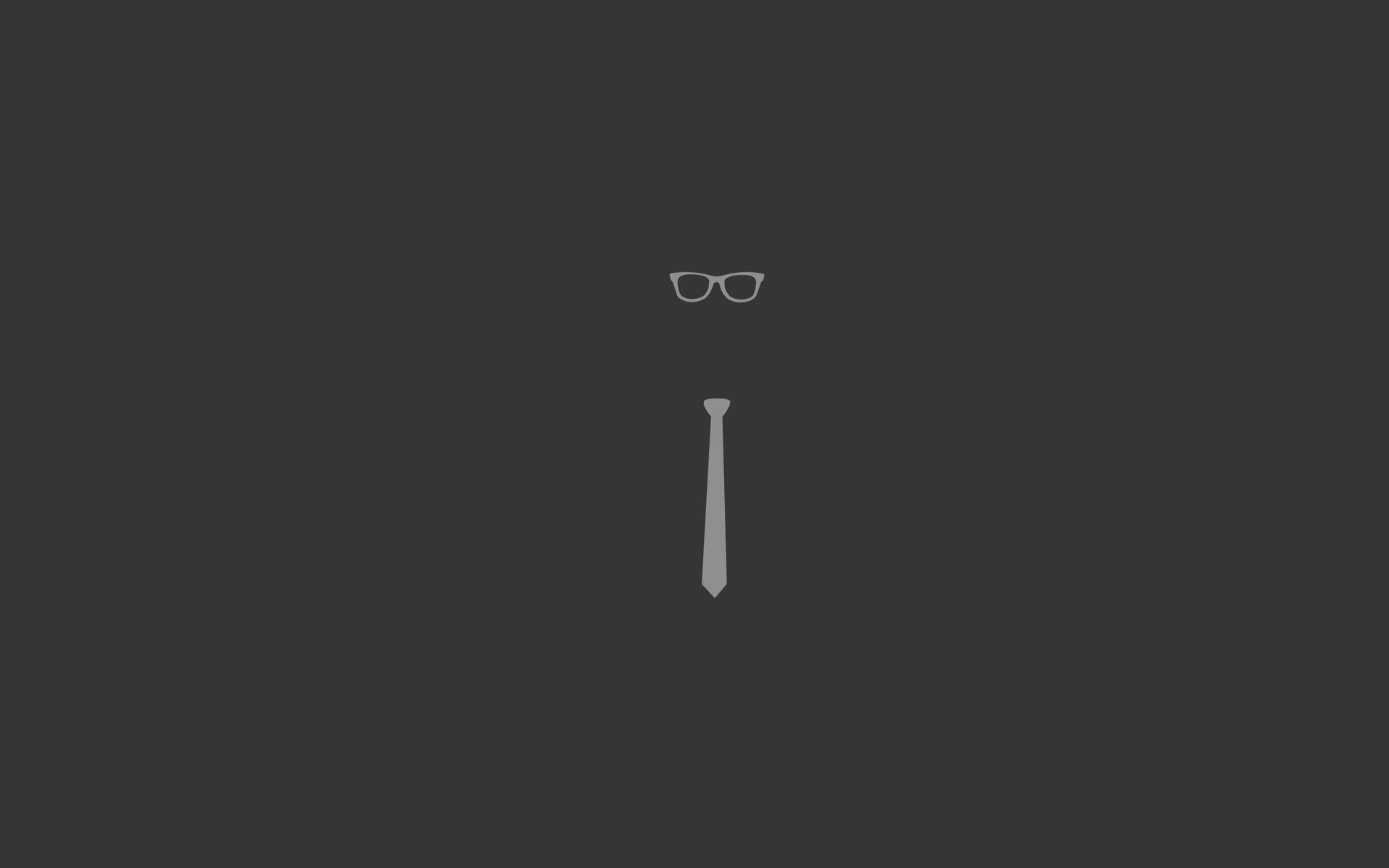 Simple Desktop Eyeglass And Tie Wallpaper
