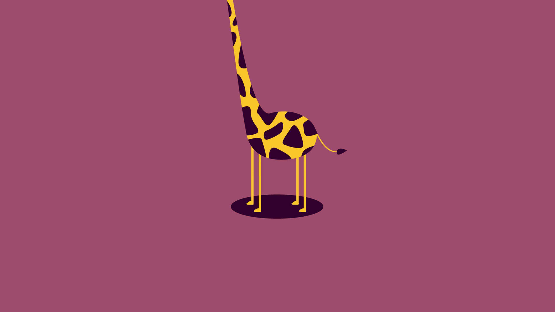 Simple Desktop Giraffe Body Wallpaper