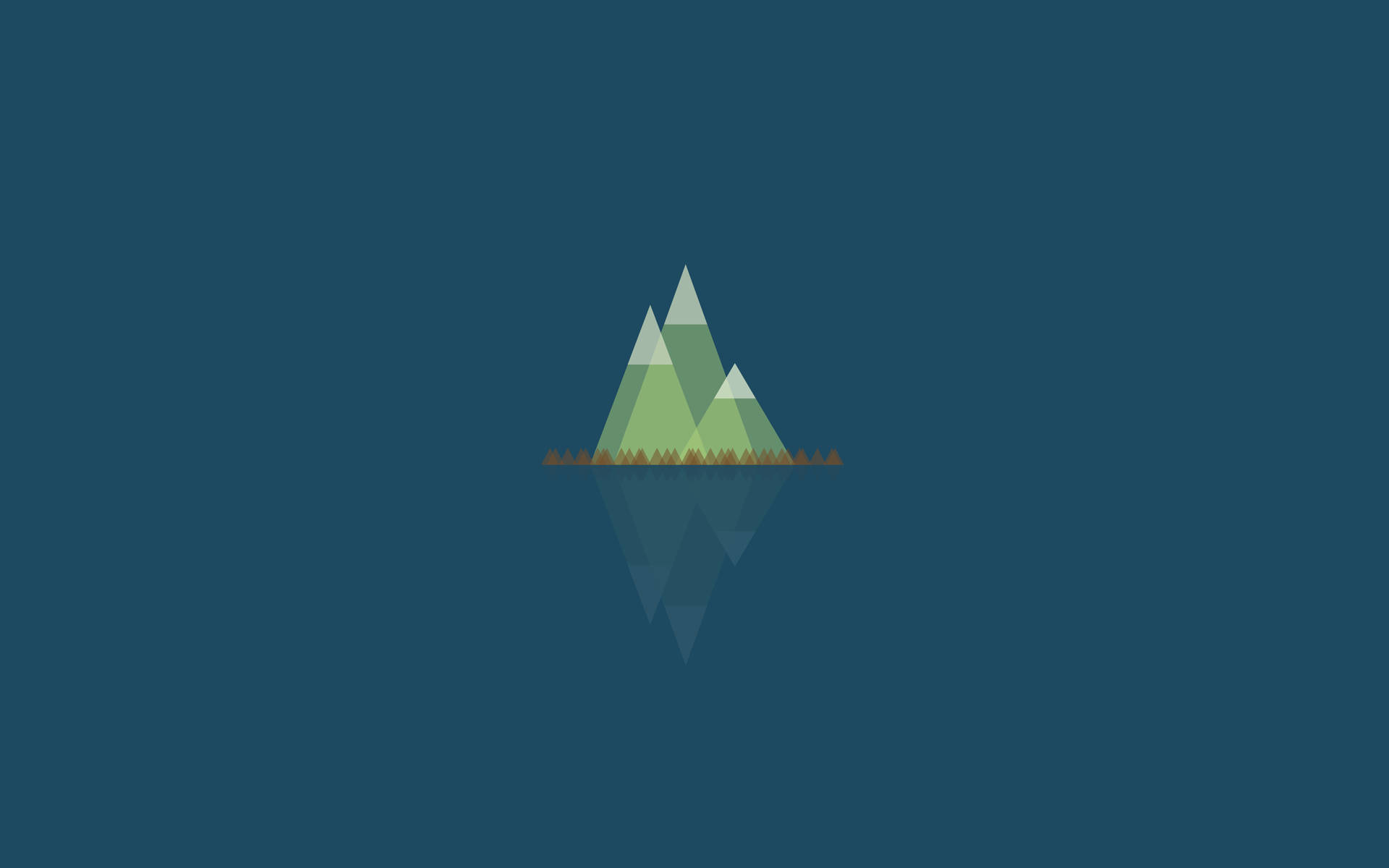 Simple Desktop Mountain Wallpaper