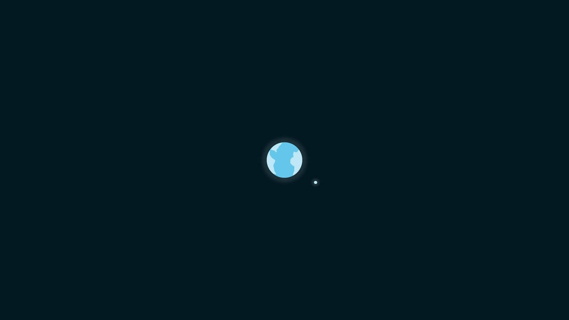 Simple Desktop Planet Earth Wallpaper